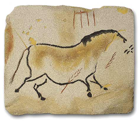 "Chinese" Horse Pictograph (Wall Stele)