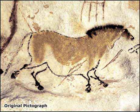 Original "Chinese" Horse Pictograph
